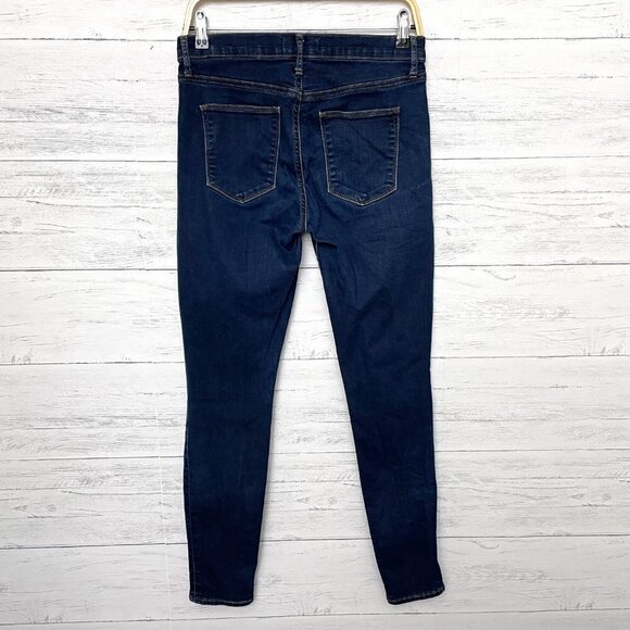 Gap 1969 Women's Jeans True Skinny Dark Wash size 8L length 31" - Picture 2 of 8